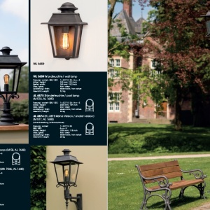 Aplica iluminat exterior din fier forjat WL 3668 42746 universul-luminii.ro