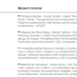 Aplica LED ambientala design minimalist Skyline - Img 6