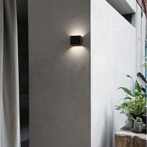 Aplica LED ambientala design modern minimalist EPIC negru 137096 universul-luminii.ro