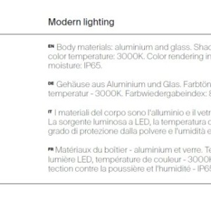 Aplica LED ambientala pentru exterior IP65 Lot grafit 227096 universul-luminii.ro