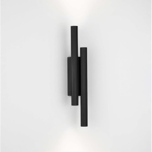Aplica LED ambientala stil minimalist PARON 2 negru H-38cm 159886 universul-luminii.ro