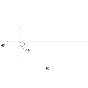 Aplica LED baie iluminat ambiental IP44 Arne 90cm 238846 universul-luminii.ro