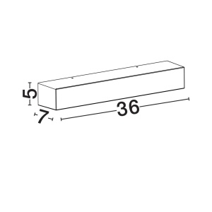 Aplica LED CCT ambientala de exterior IP65 LANE corten 19W - Img 12