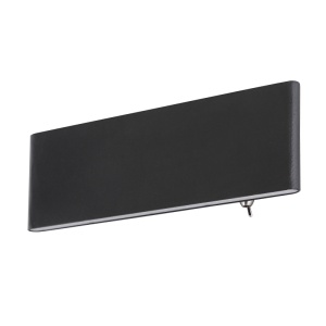 Aplica LED cu iluminat ambiental sus/jos SIEGFRIED negru 8W 105676 universul-luminii.ro
