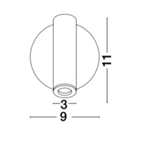 Aplica LED cu spot directionabil design minimalist Laredo crom NVL-8140522 - Img 4