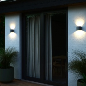 Aplica LED de exterior ambientala stil nordic IP44 Milda antracit 149396 universul-luminii.ro