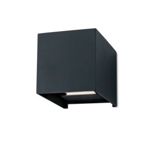 Aplica LED de exterior design modern ambiental IP54 Cube anthrazit 99426 universul-luminii.ro
