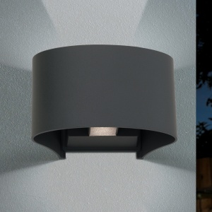 Aplica LED de exterior design modern ambiental IP54 GRETA antracit 99416 universul-luminii.ro