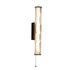 Aplica LED de perete baie metal sticla IP44 Vibrate