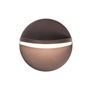 Aplica LED de perete pentru iluminat exterior IP65 Hiug maro inchis