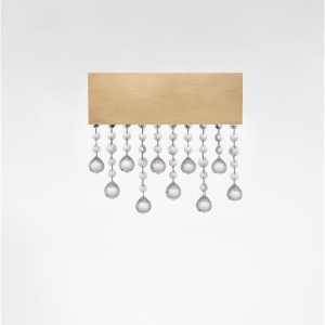 Aplica LED de perete stil elegant CRISTA aurie - Img 3