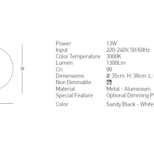 Aplica LED design decorativ modern Grier 153946 universul-luminii.ro