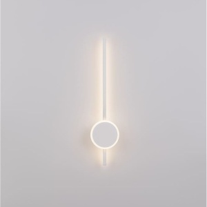 Aplica LED design modern minimalist CLOCK alba - Img 1