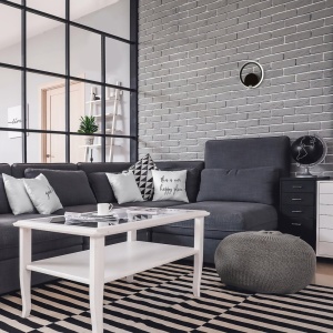 Aplica LED design modern Willow negru mat, alb - Img 3