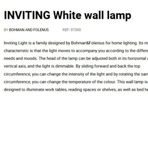 Aplica LED dimabila design ultra-modern INVITING alba 214526 universul-luminii.ro