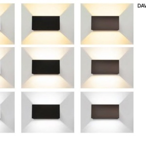 Aplica LED dimabila iluminat exterior ambiental IP54 DAVOS Double corten MA-8608 171666 universul-luminii.ro