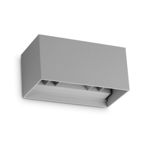 Aplica LED exterior ambientala IP54 ATOM AP D20 GRIGIO 3000K