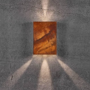 Aplica LED exterior cu iluminat up/down IP54 Fold 15 corten 2019051038 NL 190356 universul-luminii.ro