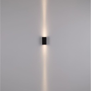 Aplica LED exterior iluminat sus si jos IP65 ELIO antracit