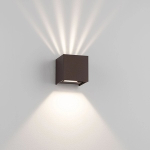 Aplica LED iluminat exterior ambiental IP65 VECTOR maro corten - Img 4