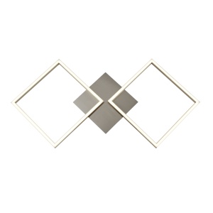 Aplica LED lumina ambientala Wall Art 2lt Square 2912SS SRT 83336 universul-luminii.ro