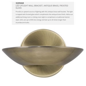 Aplica LED moderna design ambiental Wall alama antic 3209AB SRT 73966 universul-luminii.ro