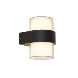 Aplica LED moderna pentru iluminat exterior ambiental Outdoor 25123-2BK SRT