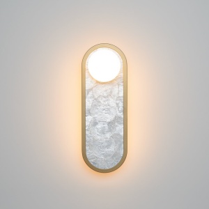 Aplica LED mozaic din sidef natural Capiz Perlamour - Img 3