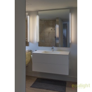Aplica LED oglinda Baie IP44 stil modern minimalist NILO-2 crom 63319 59176 universul-luminii.ro