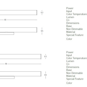 Aplica LED pentru baie design liniar Cleo 60cm 154206 universul-luminii.ro