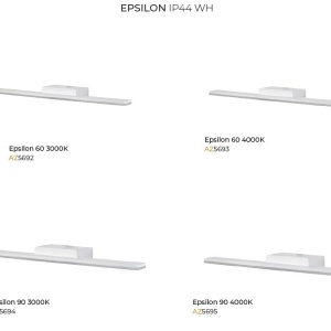 Aplica LED pentru oglinda/tablou IP44 Epsilon 90 alba 4000K 144726 universul-luminii.ro