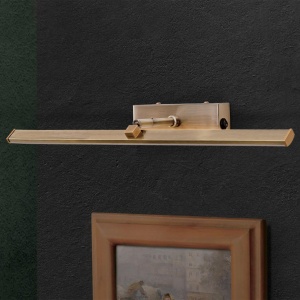 Aplica LED pentru tablou PUBLIO L-50cm alama antique 175186 universul-luminii.ro