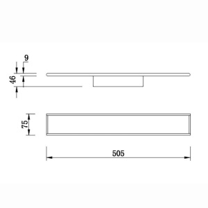 Aplica LED stil ambiental, NELSON negru MA-8497 247146 universul-luminii.ro