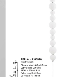 Aplica LED suspendata design decorativ BRILLANTE 138306 universul-luminii.ro