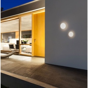 Aplica lumina ambientala pentru fatade IP65 ELLUX alb 16cm - Img 4