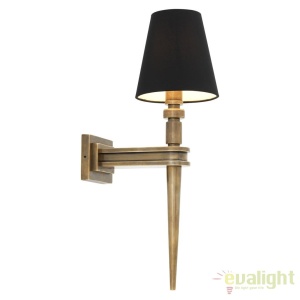 Aplica LUX din alama finisaj vintage, Waterloo Single 110986 HZ 66566 universul-luminii.ro