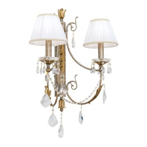 Aplica LUX super eleganta cu 2 brate Miramare WA 2-1301/2 silver-goldOR