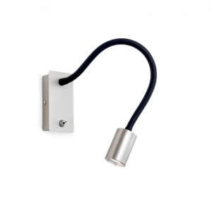 Aplica minimalista cu reader LED directionabil Kurt crom - Img 4