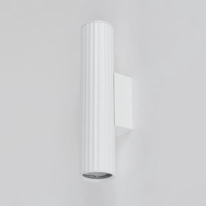 Aplica minimalista din aluminiu canelat Anna Wall 2 alb