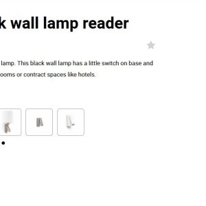 Aplica moderna cu reader LED design minimalist ROB negru 127196 universul-luminii.ro