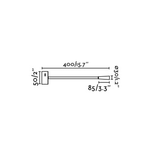 Aplica moderna cu reader LED LEAD Bronze 62704 83466 universul-luminii.ro