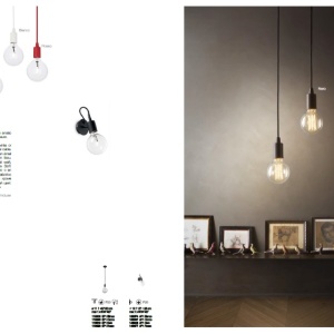 Aplica moderna EDISON AP1 NERO 148908 - Img 4