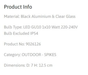 Aplica pentru exterior design modern IP54 Kimiko 130046 universul-luminii.ro