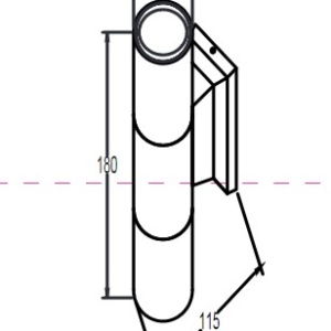 Aplica pentru iluminat exterior cu protectie IP54 Bowery negru MYO574WL-02B 196426 universul-luminii.ro