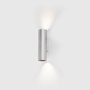 Aplica perete ambientala design modern STAN 2L aluminiu/negru - Img 3