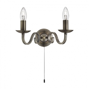 Aplica perete clasica design traditional Richmond alama antique 1502-2AB SRT