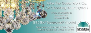 Aplica perete cristal Swarovski Spectra design modern de lux GALAXY 9L crom 95646 universul-luminii.ro