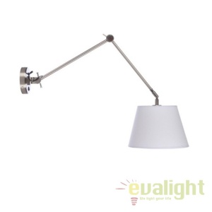Aplica perete cu brat articulat ADAM S WH 47736 universul-luminii.ro
