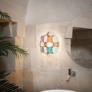 Aplica perete design modern geometric Mida Multicolor - Img 4