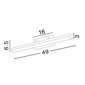 Aplica perete LED pentru baie IP44 Vanese 12W NVL-787005 68756 universul-luminii.ro